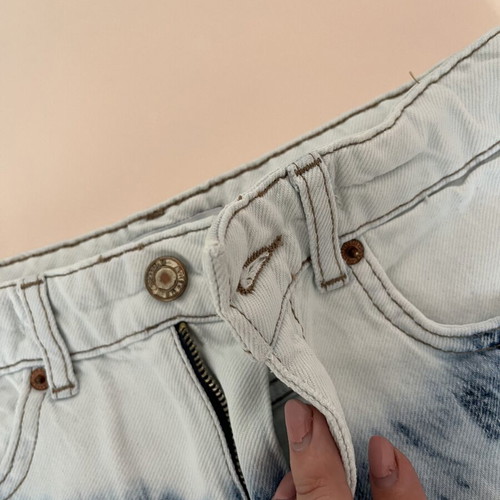 Zara girls' shorts like new, size 11-12 years, white and blue