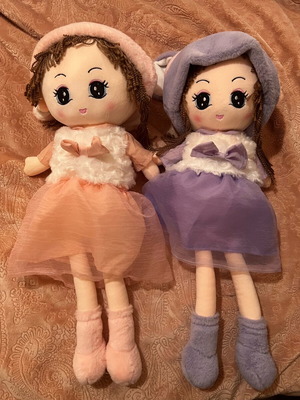 Decorative stuffed dolls set 26x60cm new ForHome