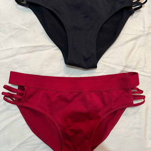Oysho XS lingerie new, 2 pcs red and black