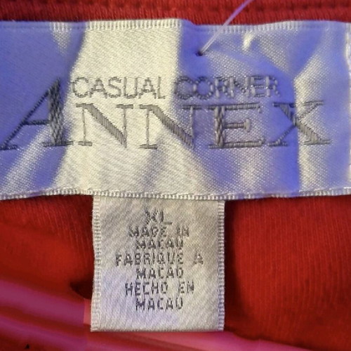 Winter cotton blouse with rhinestones, size XL