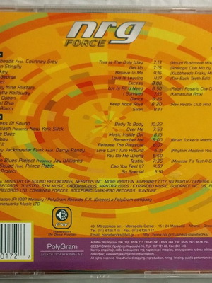 Planetworks Presents NRG Force 2πλό CD μεταχειρισμένο, ηλεκτρονική