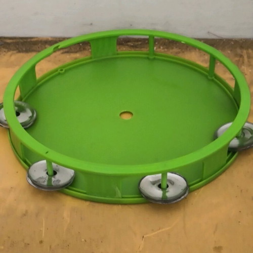 Tambourine new in green color