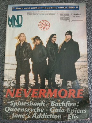 Mindview #101 περιοδικό 2003 μεταχειρισμένο, με Nevermore και Queensryche
