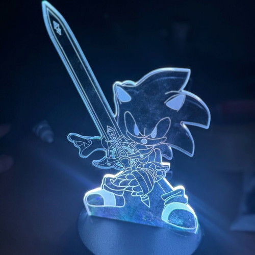 Sonic lamp new, works with batteries