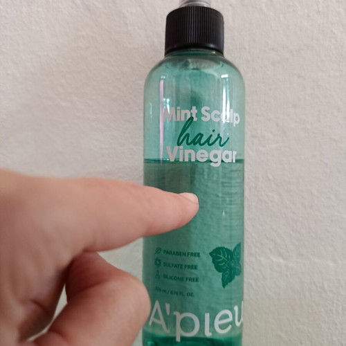 A'pieu Mint Scalp Hair Vinegar used
