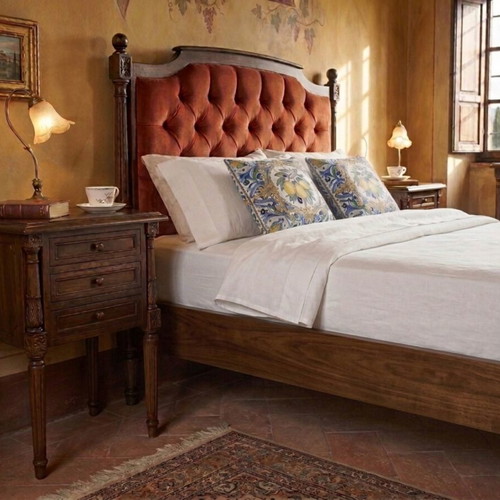 Handcrafted Louis Seize (XVI) Bedroom Suite new, solid mahogany