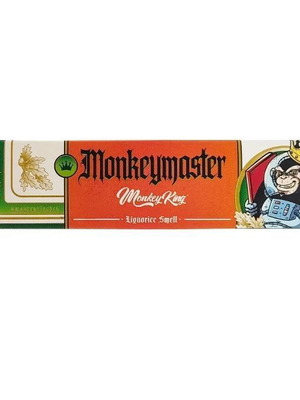 Monkey King Size Liquorice rolling papers 32 leaves with filters new