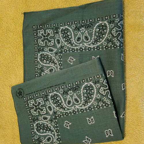 Scarf 53×53 cm new, multicolor, 100% cotton