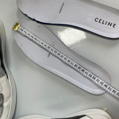 Celine leather sneakers like new, size 40, white
