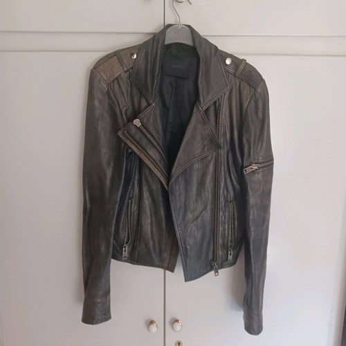 Vintage leather jacket Gestuz used, size M