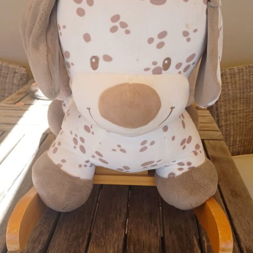 Inglesina Sketch stroller used with Nattou rocking dog gift