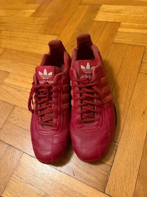 Adidas x Goodyear sneakers used, red and orange, size 43.5