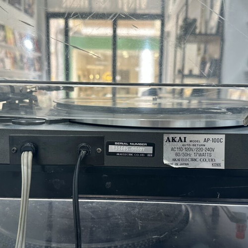 Akai AP100C turntable used, fully functional with cartridge and needle