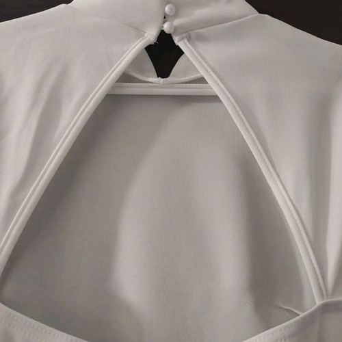 White mini dresses like new, set of 2 pieces