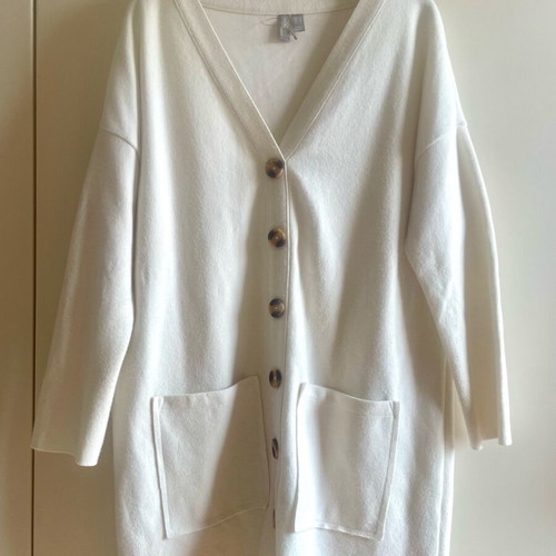 Asos cardigan dress like new, off white, size S-M
