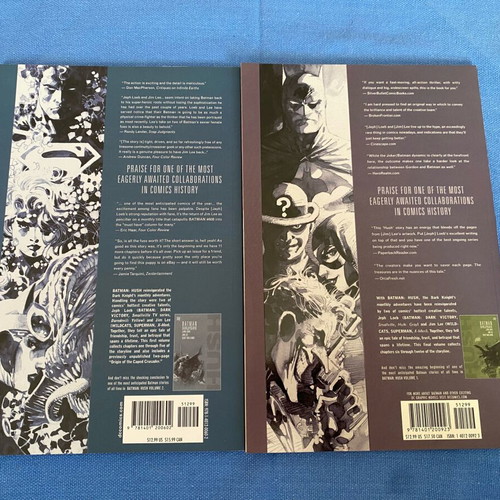 Batman: Hush Volumes 1 & 2 like new, English