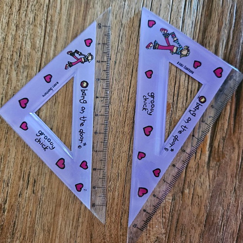 Bang on the Door rulers new, set of 2 pieces