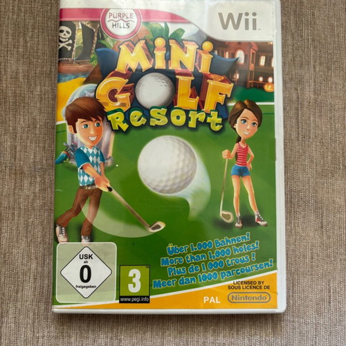 Mini Golf Resort Nintendo Wii PAL used, complete