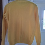 Benetton yellow pullover used, small-medium