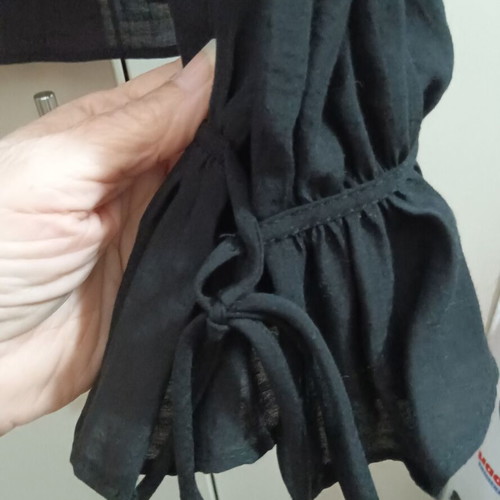 Mango black shirt new size M