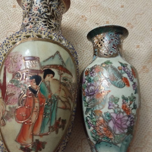 Decorative vases style Satsuma like new