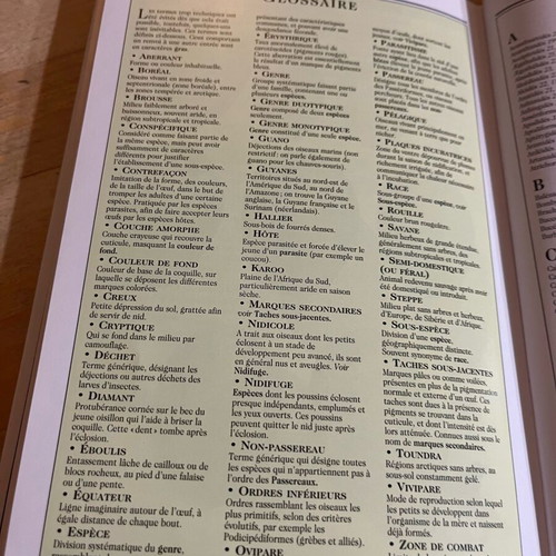 Les œufs d’oiseaux book like new, French bird egg guide