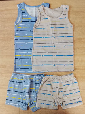 Εσώρουχα για αγόρι σαν καινούργια, σετ με μπλε και μπεζ