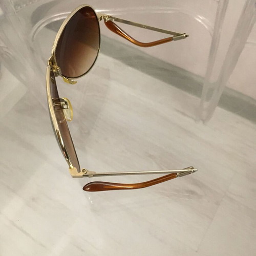 Marlboro vintage gold-tone folding aviator sunglasses