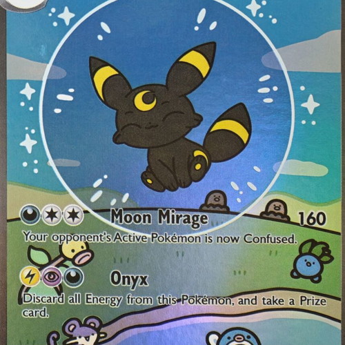 Pokemon Eevee, Espeon & Umbreon Bubble Cards in excellent condition