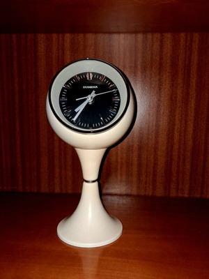 Dugena Space Age Tulip Pedestal Clock 1970s μεταχειρισμένο