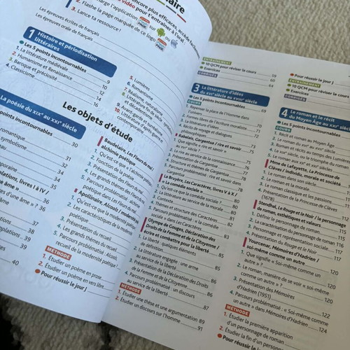 Francais book like new, French language