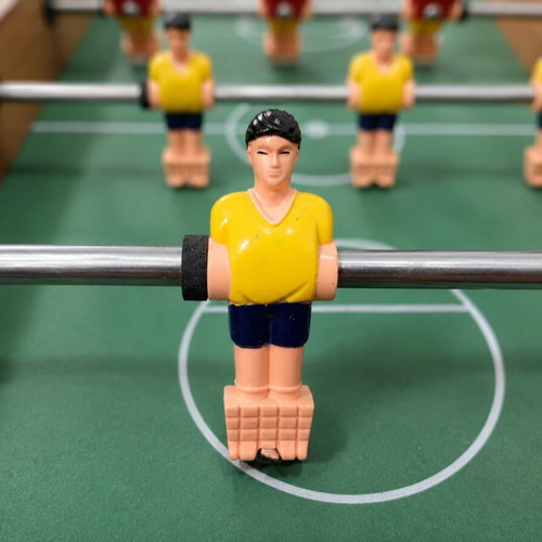 Mini Wooden Table Football 34x22cm like new