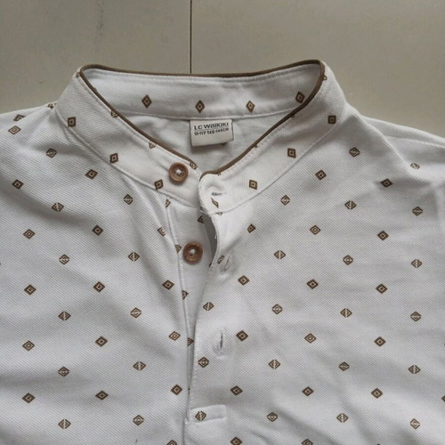 Lc Waikiki T-shirt like new, white and brown, size 146-152 cm