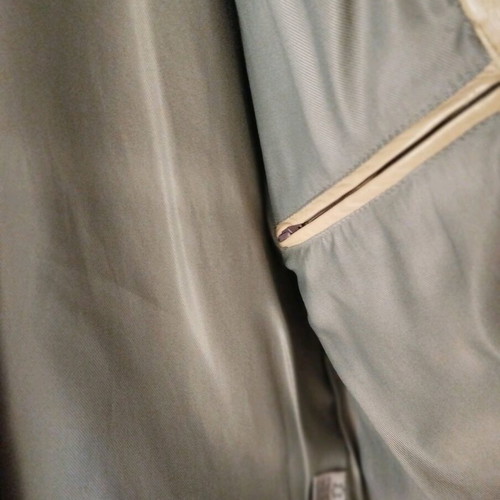 Men's leather jacket beige like new XXL