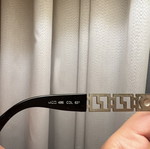 Gianni Versace Vintage Sunglasses 90s Used, Gold Frame