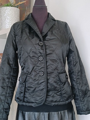 Artisti Italiani quilted jacket black size L like new