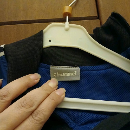 Hummel waterproof sports jacket for boy 8 years like new blue 128 cm