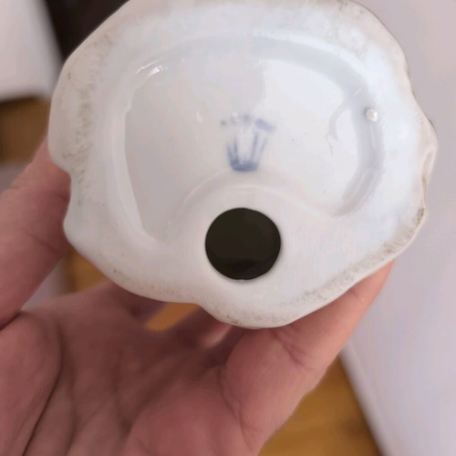 Porcelain decoration with girl like new