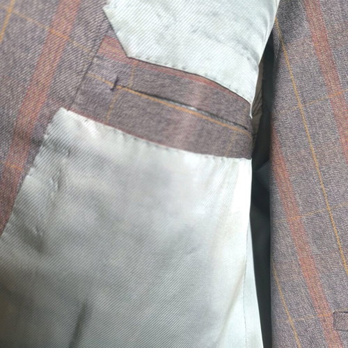 Handmade men's three-piece suit like new, gray