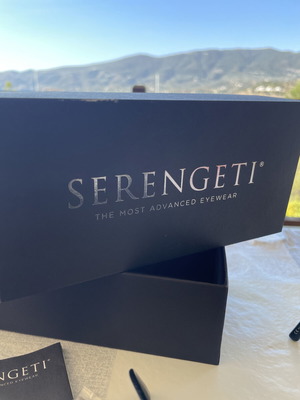 Serengeti Agostino sunglasses new, black and brown