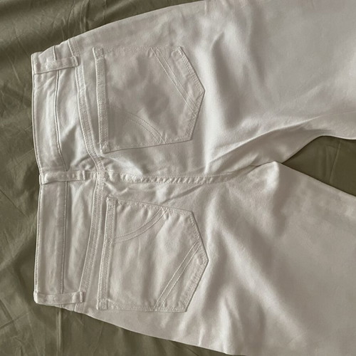 White denim pants Benetton, like new, size S