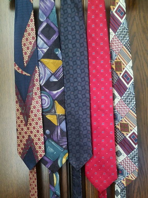 Ties like new, pack of 5 pieces