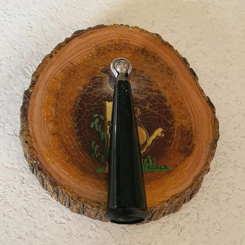 Vintage pen holder used with koala design