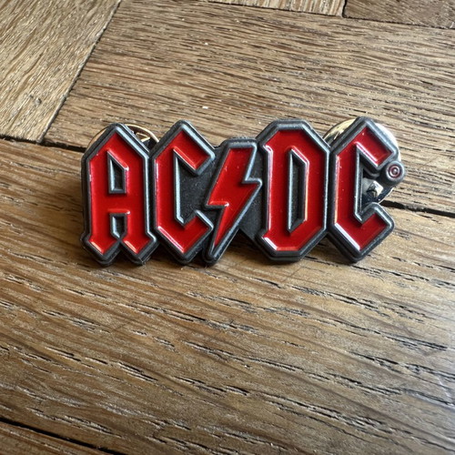AC DC pin badge