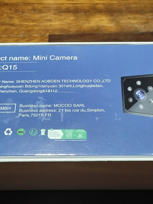 Wireless Mini Camera Q15 Wi-Fi HD