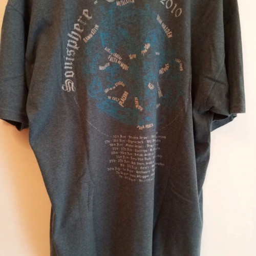 Sonisphere Europe T-shirt 2010 used, size XL with small white marks