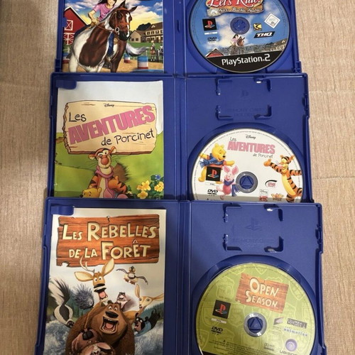 Disney and Kids PlayStation 2 PS2 PAL bundle used, action games