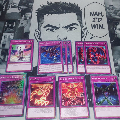 Red Dragon Archfiend Resonator Core deck like new