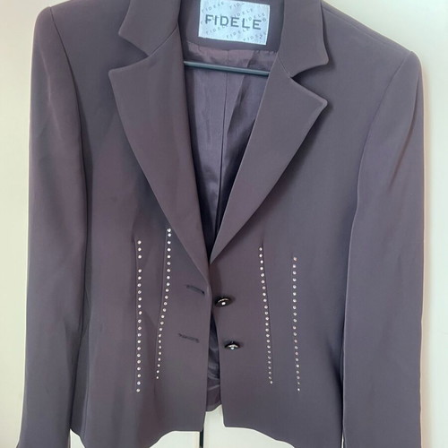 Fidele women's brown blazer size 2 like new
