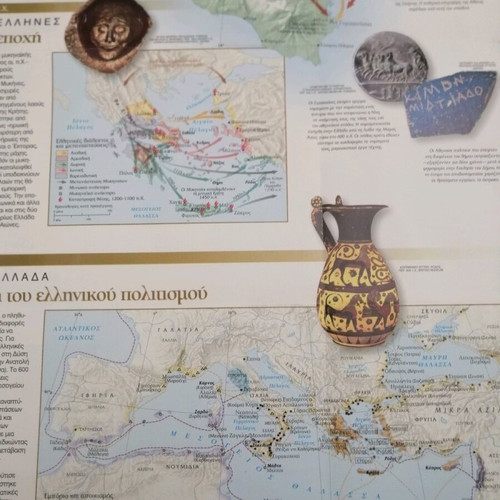 Ancient Greece Map National Geographic 1999 new